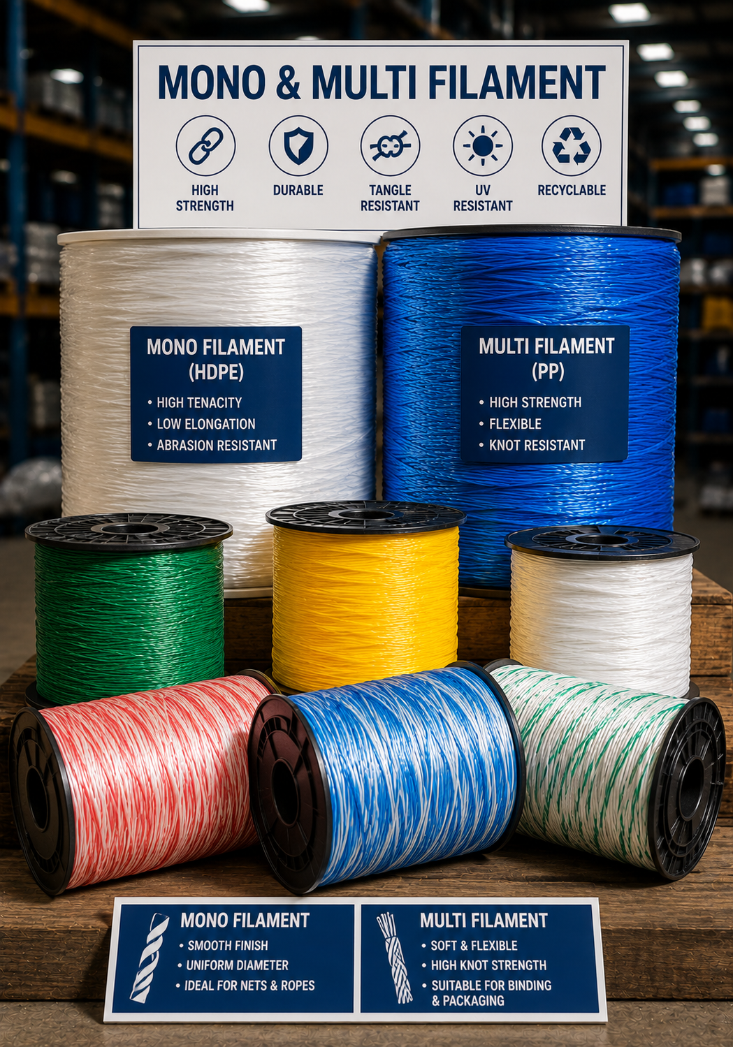 Mono and Multi Filament Products - Harmonix Trading Pvt. Ltd.