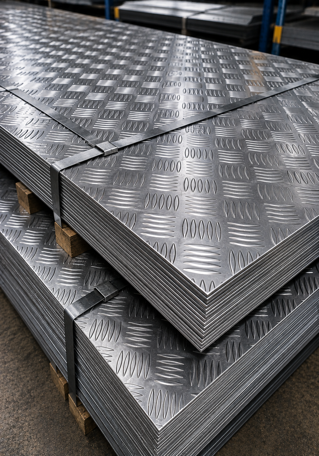MS GI Chequered Plate - Harmonix Trading Pvt. Ltd.
