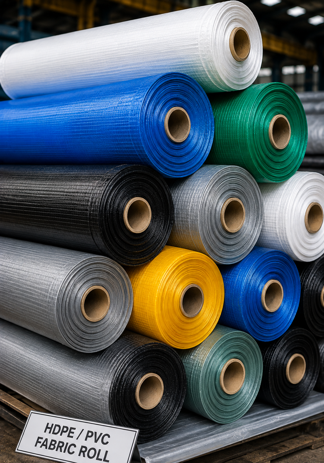 HDPE PVC Fabric Rolls - Harmonix Trading Pvt. Ltd.